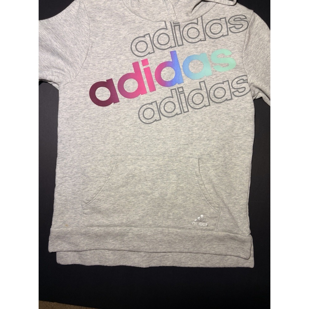 ADIDAS Girls Youth M‎ (10-12) Hoodie & Leggings Outfit, 2-piece Set - Picture 8 of 16
